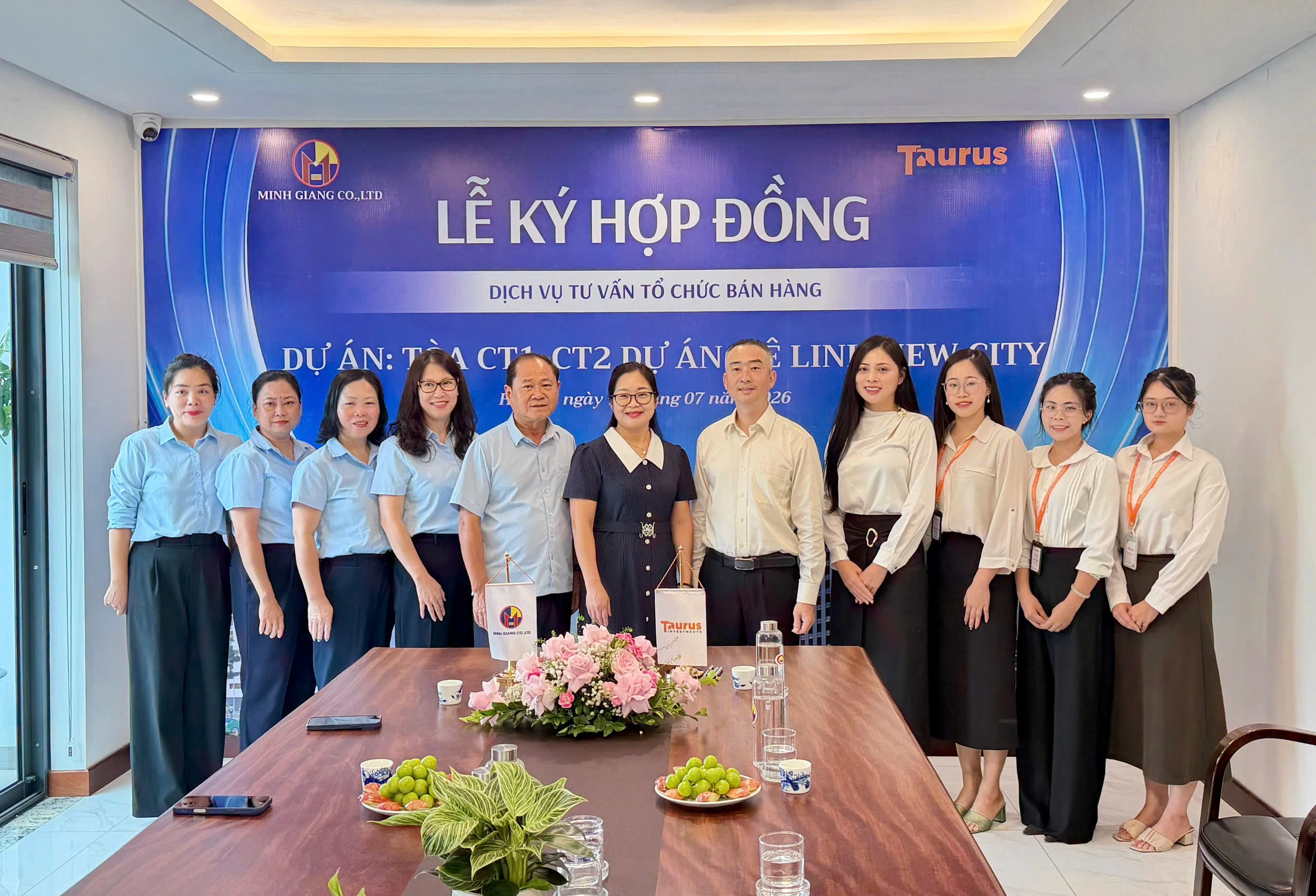 TAURUS INVESTMENTS CHÍNH THỨC TRỞ THÀNH  ĐƠN VỊ TƯ VẤN TỔ CHỨC BÁN HÀNG CHO CHUNG CƯ CT1, CT2 THUỘC  DỰ ÁN MỞ RỘNG KHU NHÀ Ở MINH GIANG - ĐẦM VÀ  (Tên thương mại MÊ LINH NEW CITY)