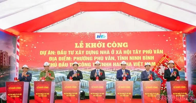 Ninh Bình khởi công loạt dự án nhà ở xã hội hơn 3.600 tỷ đồng